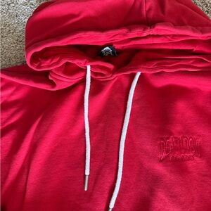 Red Death Row Records Hoodie Size Large